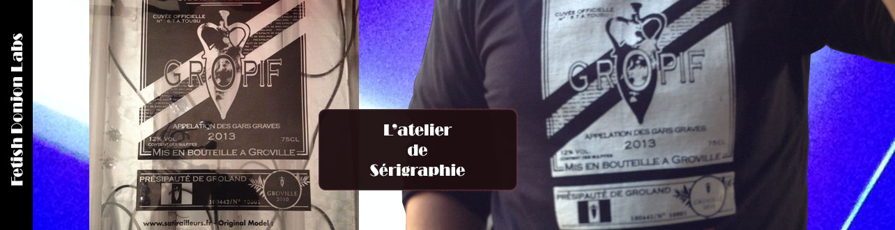 Atelier de sérigraphie pour T-Shirts, Polos et Sweatshirt Fetish
